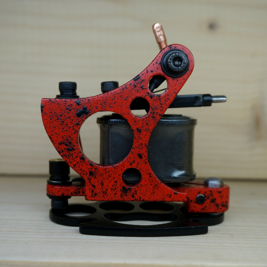 Контурная тату машинка Medium Liner Red-Black