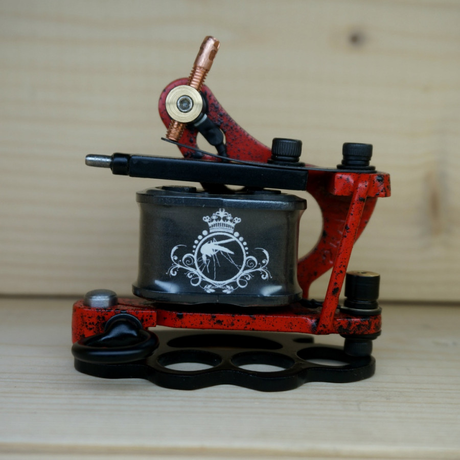 Контурная тату машинка Medium Liner Red-Black